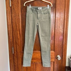Paige size 27 Verdugo Ankle sage jeans